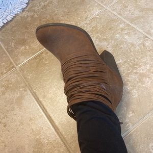 Fergalicious brown ankle boots
